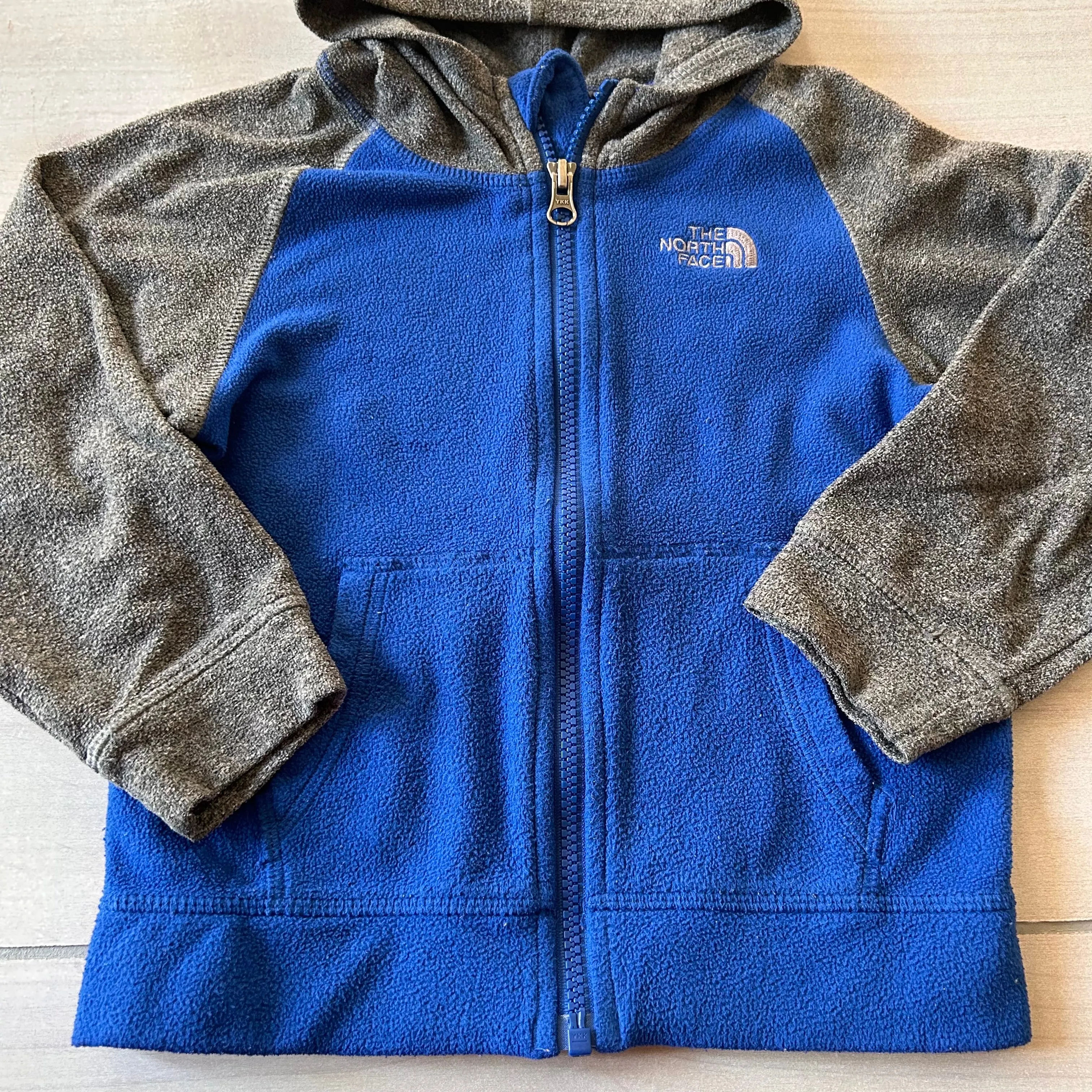 The North Face Blue Fleece Zipper Jacket