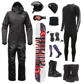 The North Face The Works Package w/ Bibs - Women's Snowboard