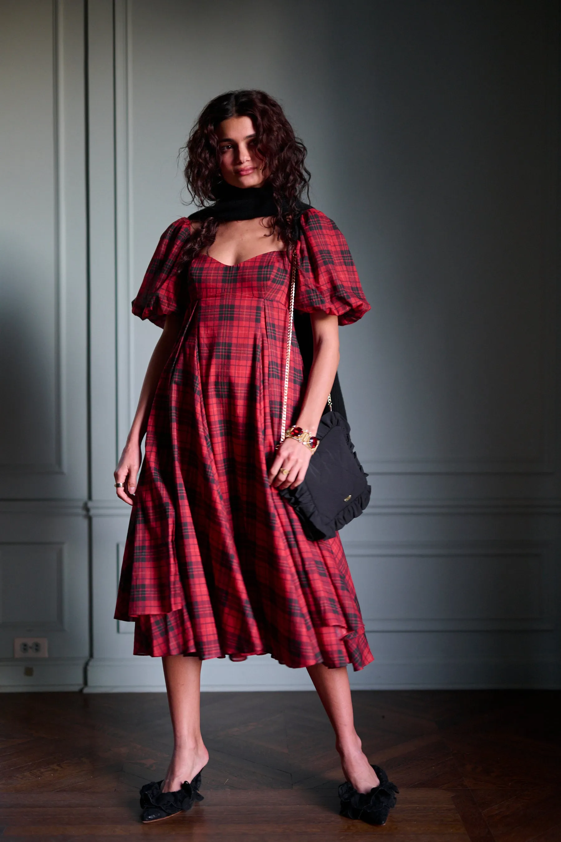 The Royal Tartan La Femme Dress