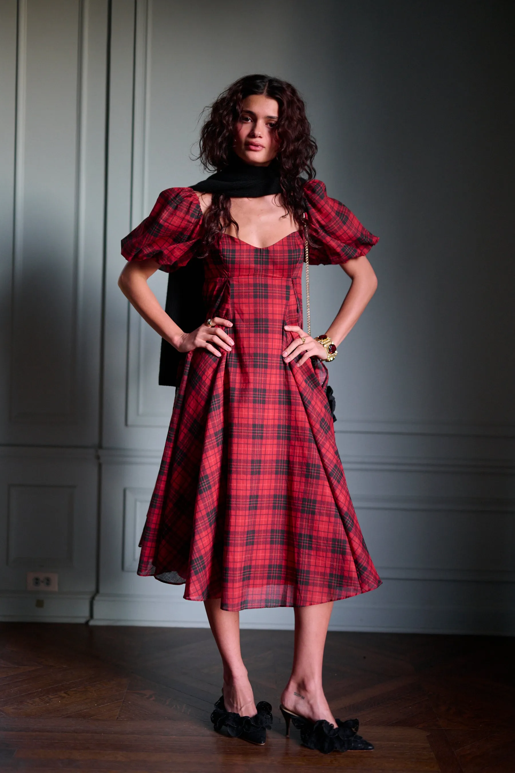 The Royal Tartan La Femme Dress