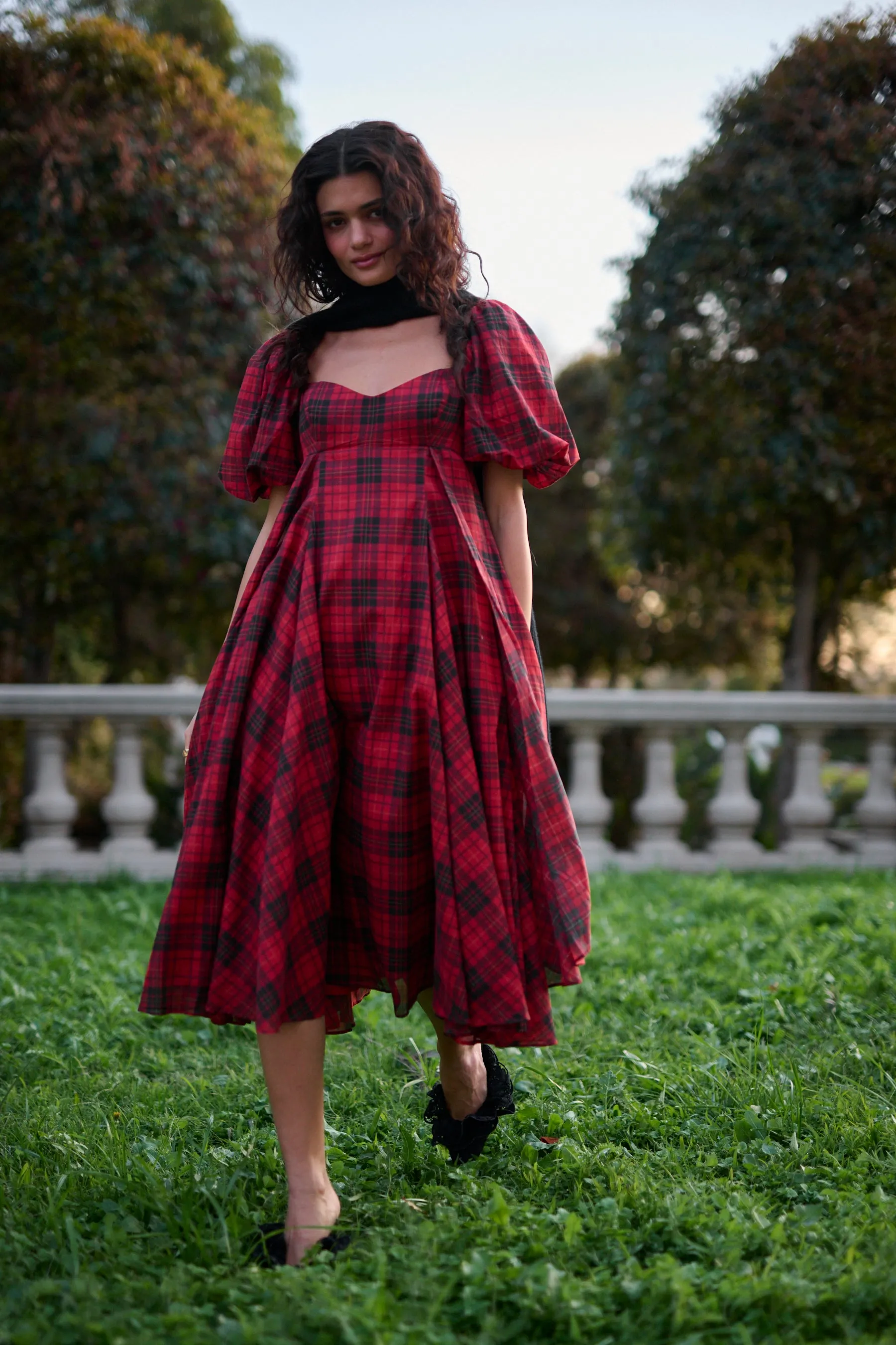 The Royal Tartan La Femme Dress