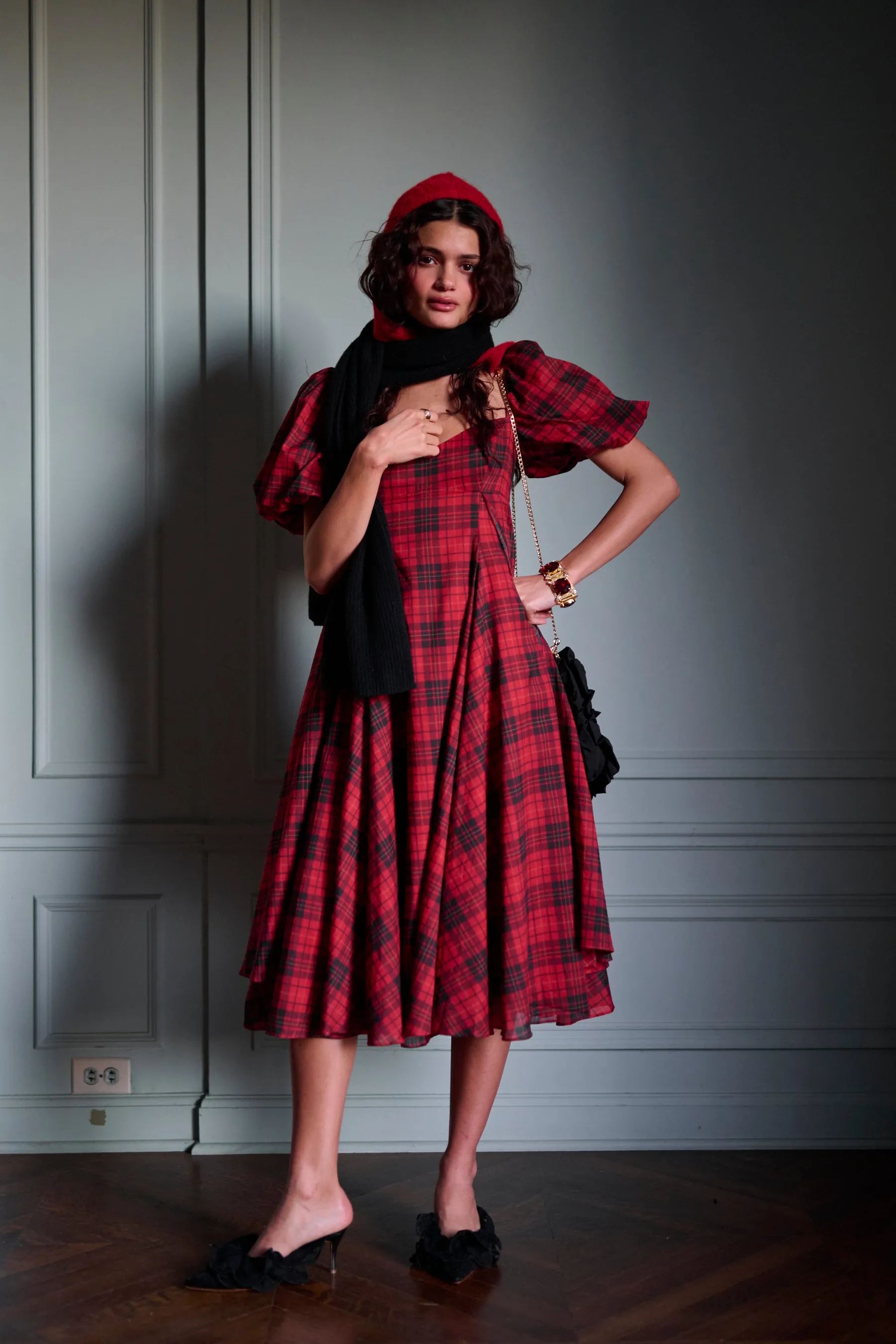 The Royal Tartan La Femme Dress