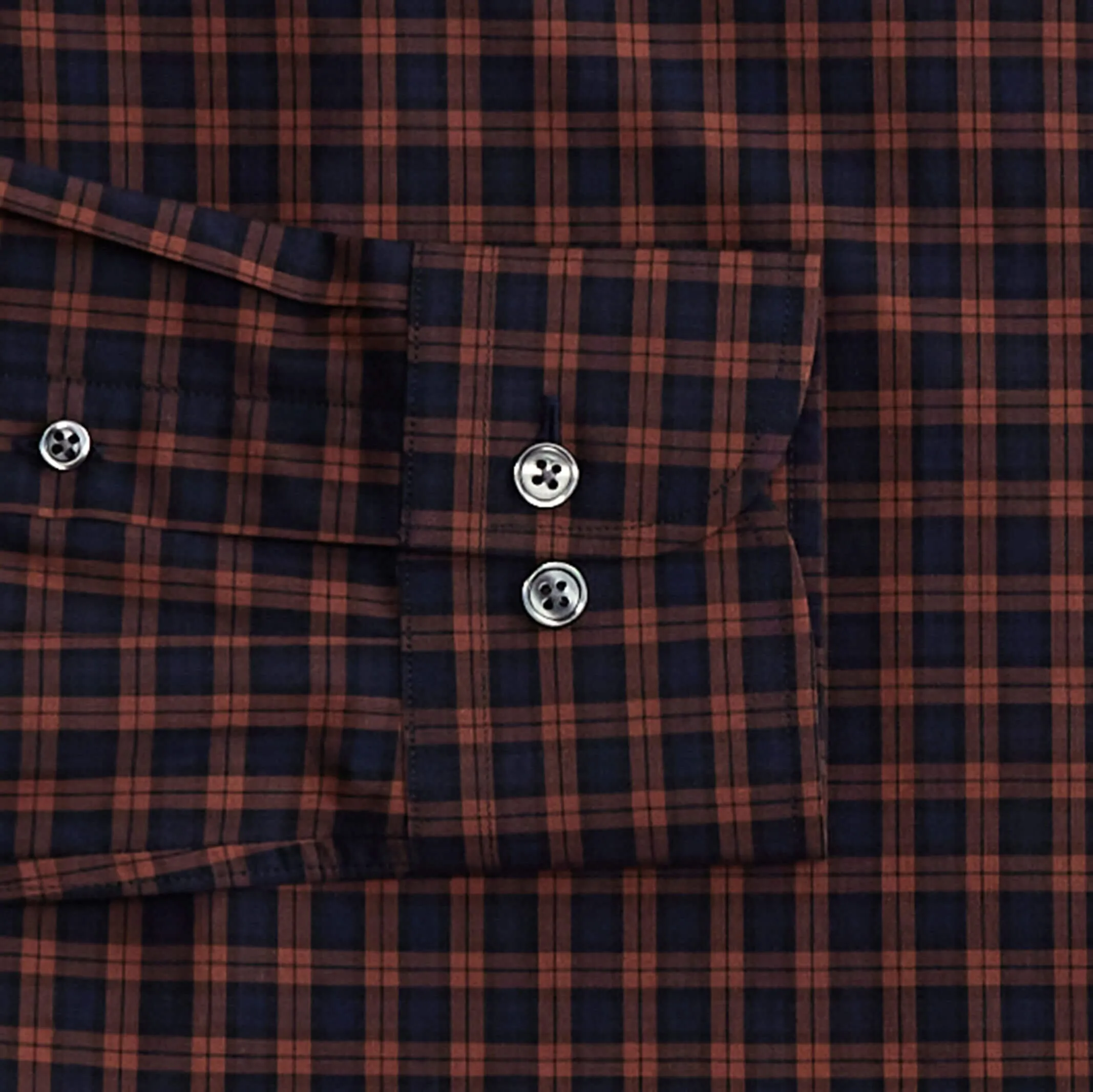 The Rust Elmsmere Plaid Custom Shirt