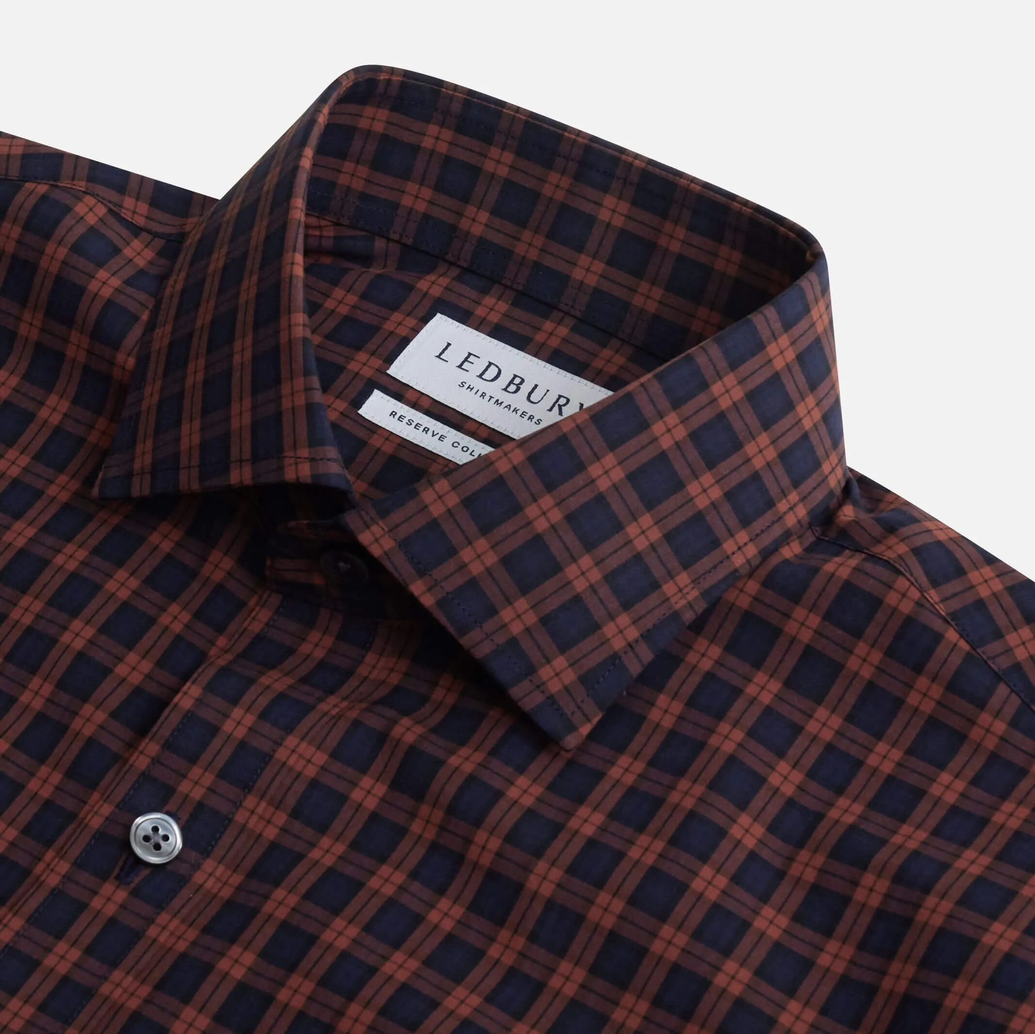 The Rust Elmsmere Plaid Custom Shirt