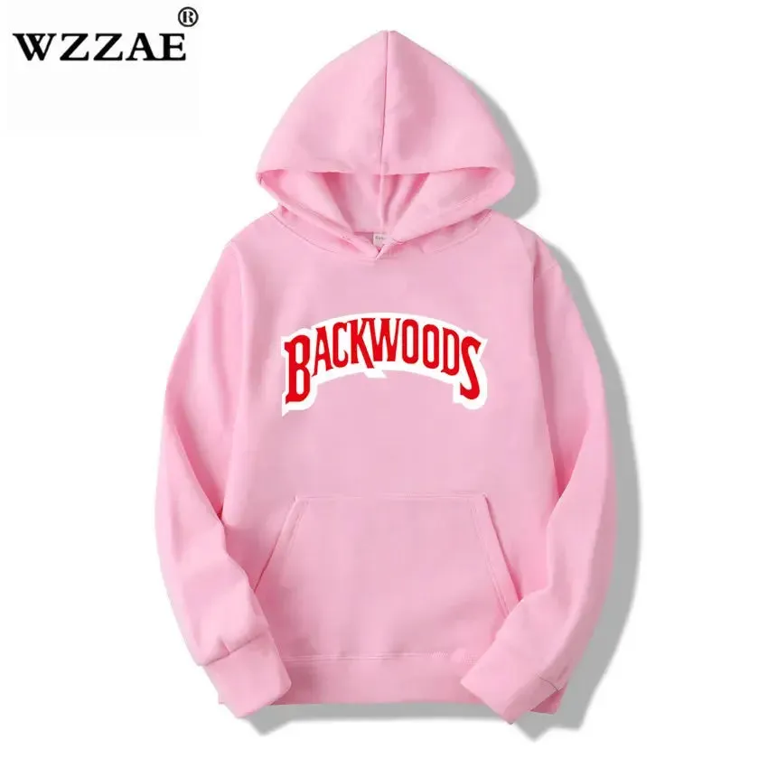 The Screw Thread Cuff Hoodies Streetwear Backwoods Hoodie Sweatshirt Men Fashion Autumn Winter Hip Hop Hoodie Pullover Hoody