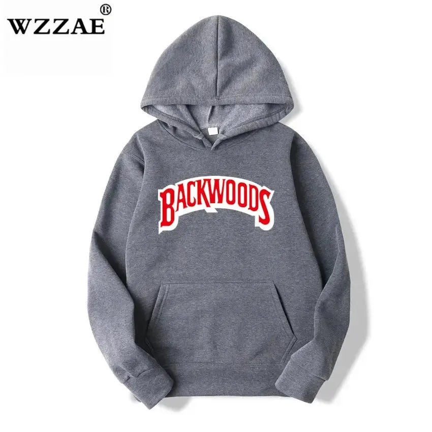 The Screw Thread Cuff Hoodies Streetwear Backwoods Hoodie Sweatshirt Men Fashion Autumn Winter Hip Hop Hoodie Pullover Hoody