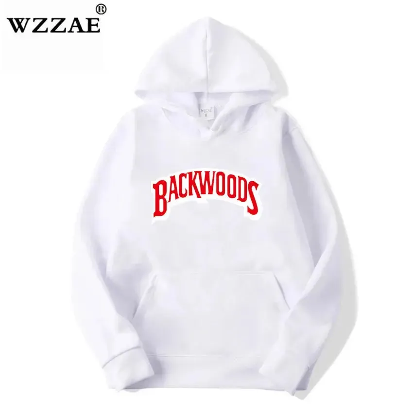 The Screw Thread Cuff Hoodies Streetwear Backwoods Hoodie Sweatshirt Men Fashion Autumn Winter Hip Hop Hoodie Pullover Hoody