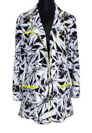 Tropics - Night Garden Blazer (Neon Yellow)