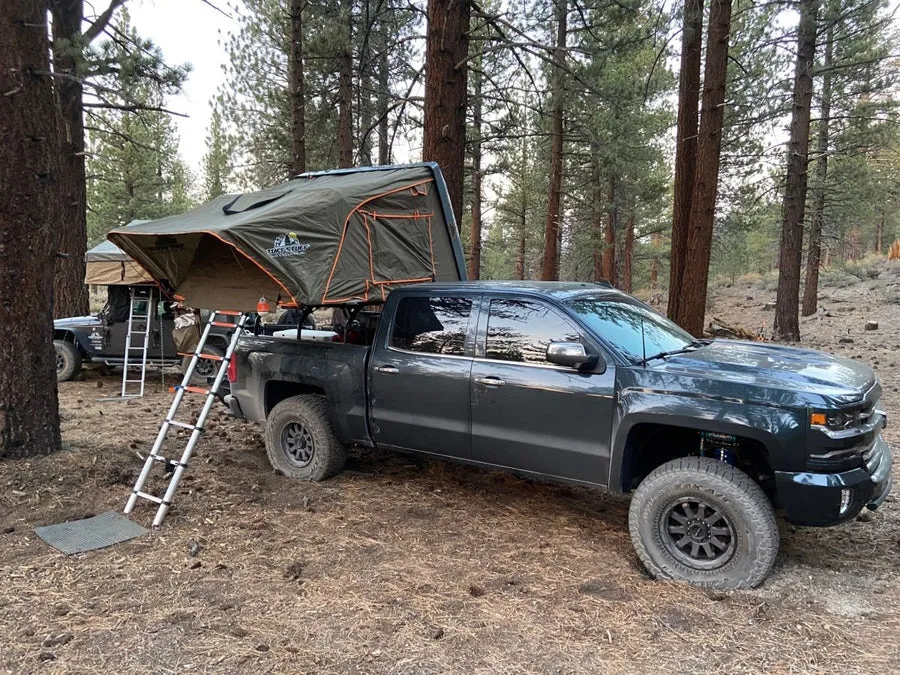 Tuff Stuff ALPHA Hard Top Side Open Roof Top Tent, 4 Person