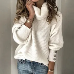 Turtleneck Oversized Knitted Sweater