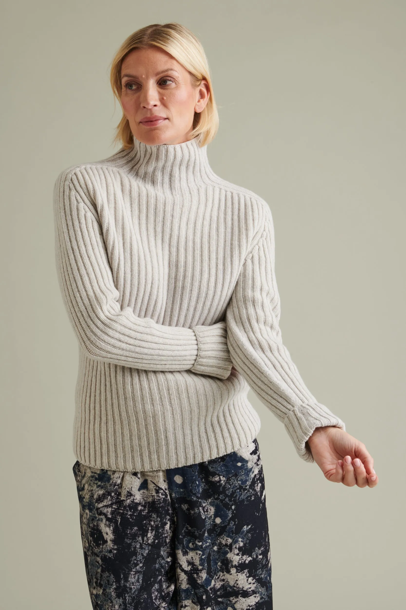 Utö Knitted Sweater Light Grey