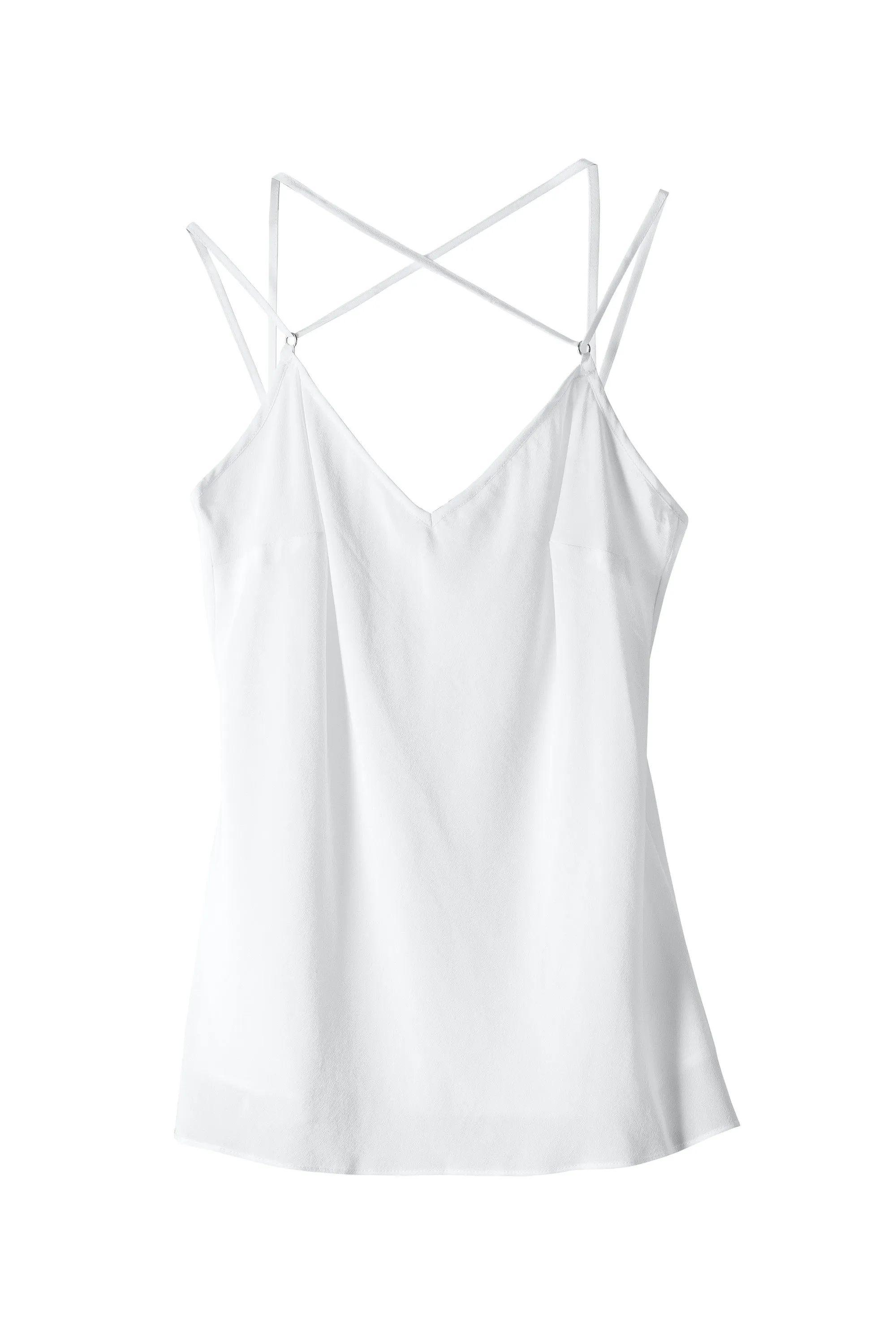 Vela Silk Camisole White