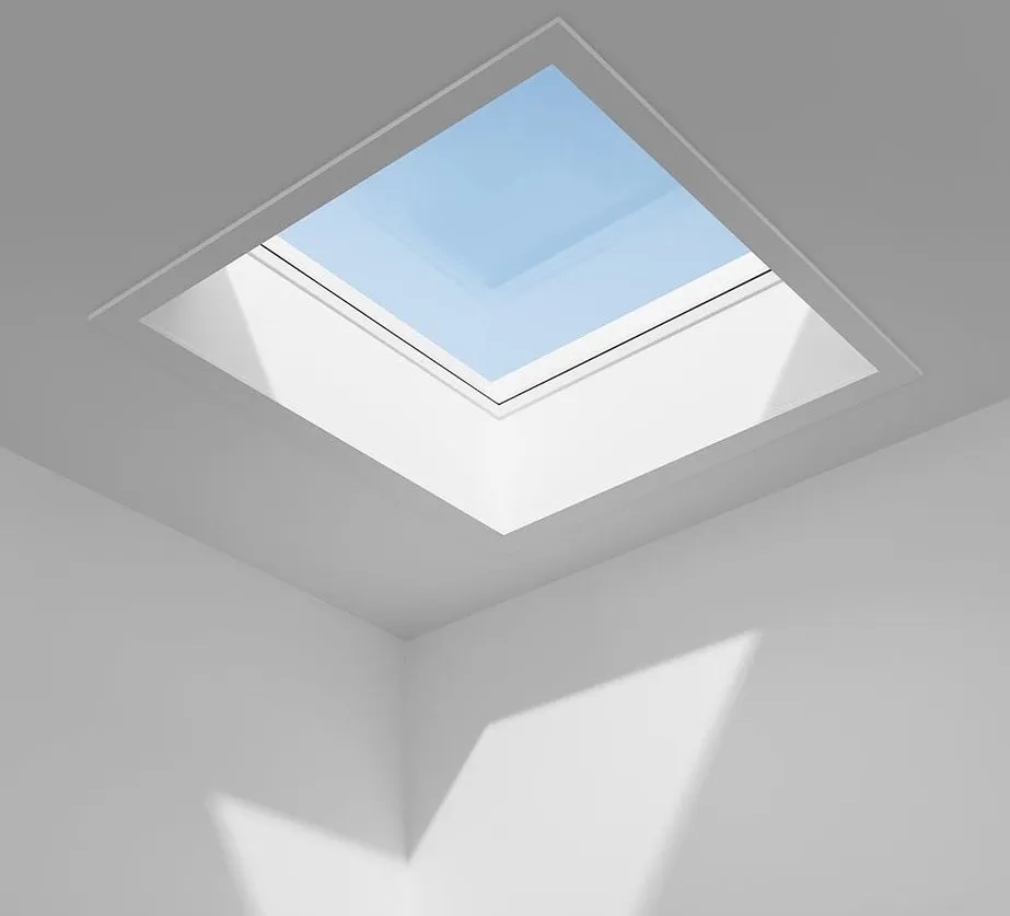 VELUX CFU 150100 Fixed Curved Glass Package 150 x 100 cm (Including CFU Triple Glazed Base & ISU Curved Glass Top Cover)