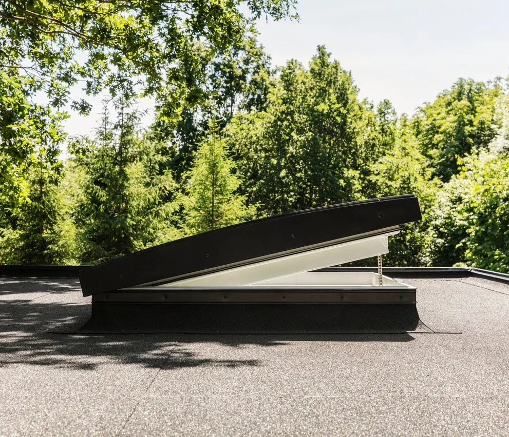 VELUX CVU 120120 1093 INTEGRA® SOLAR Curved Glass Rooflight Package 120 x 120 cm (Including CVU Double Glazed Base & ISU Curved Glass Top Cover)