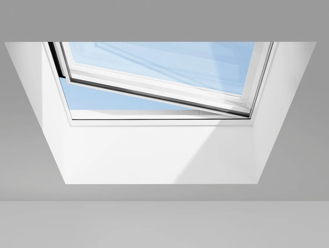 VELUX CVU 120120 1093 INTEGRA® SOLAR Curved Glass Rooflight Package 120 x 120 cm (Including CVU Double Glazed Base & ISU Curved Glass Top Cover)