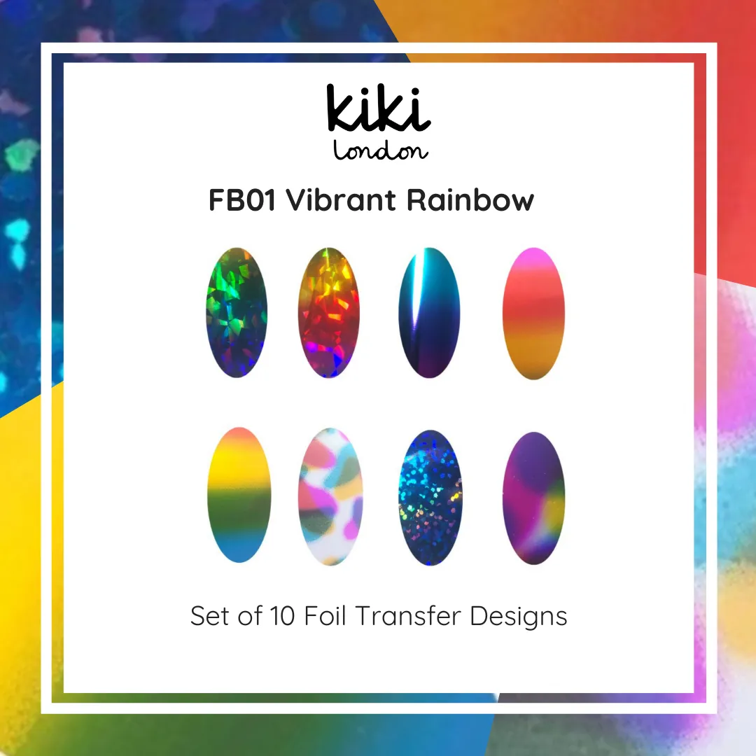 Vibrant Rainbow - Transfer Foils