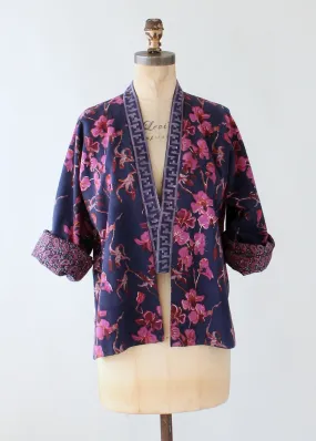 Vintage 1970s Reversible Indian Cotton Jacket