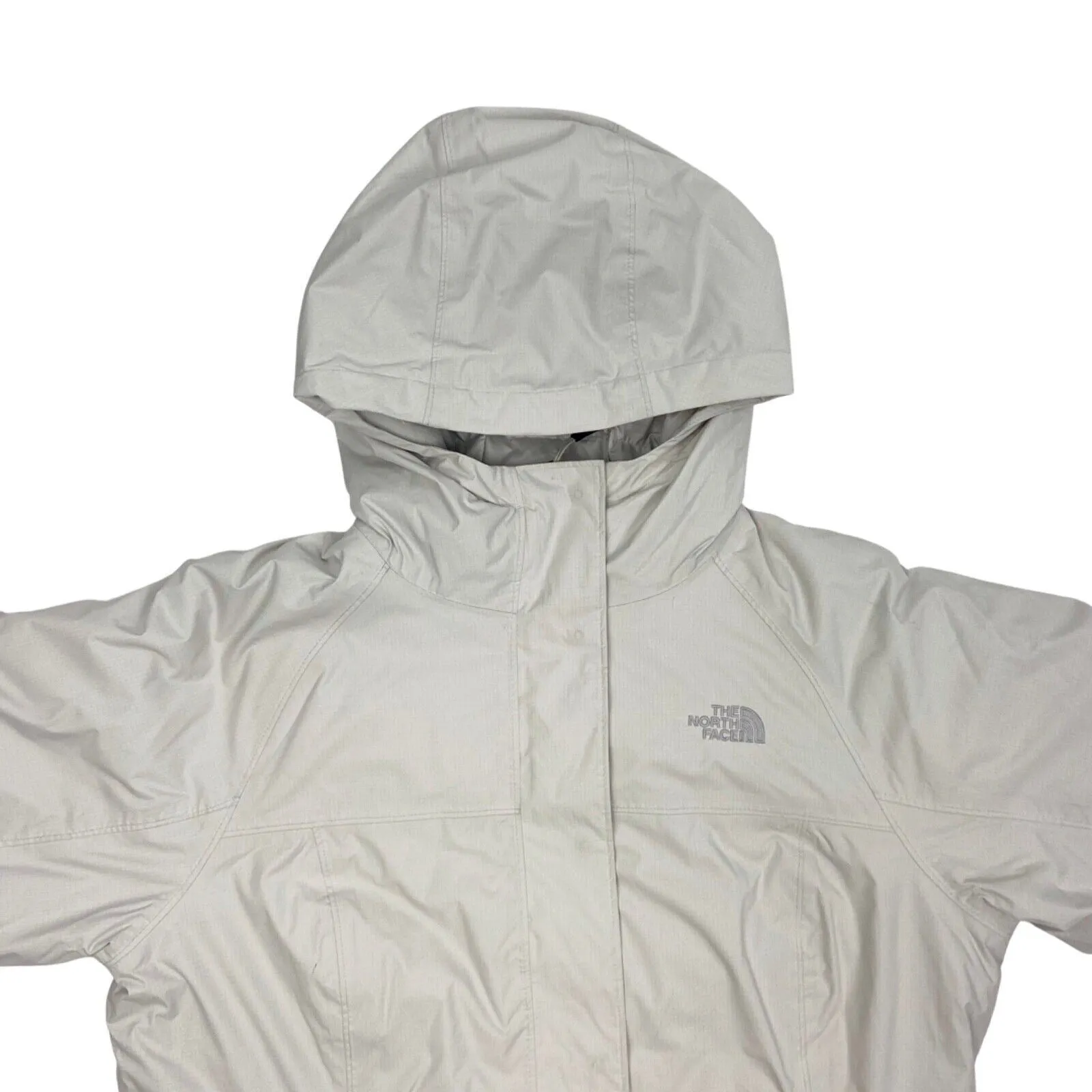 Vintage 2000s White Padded The North Face Waterproof Coat 12 M