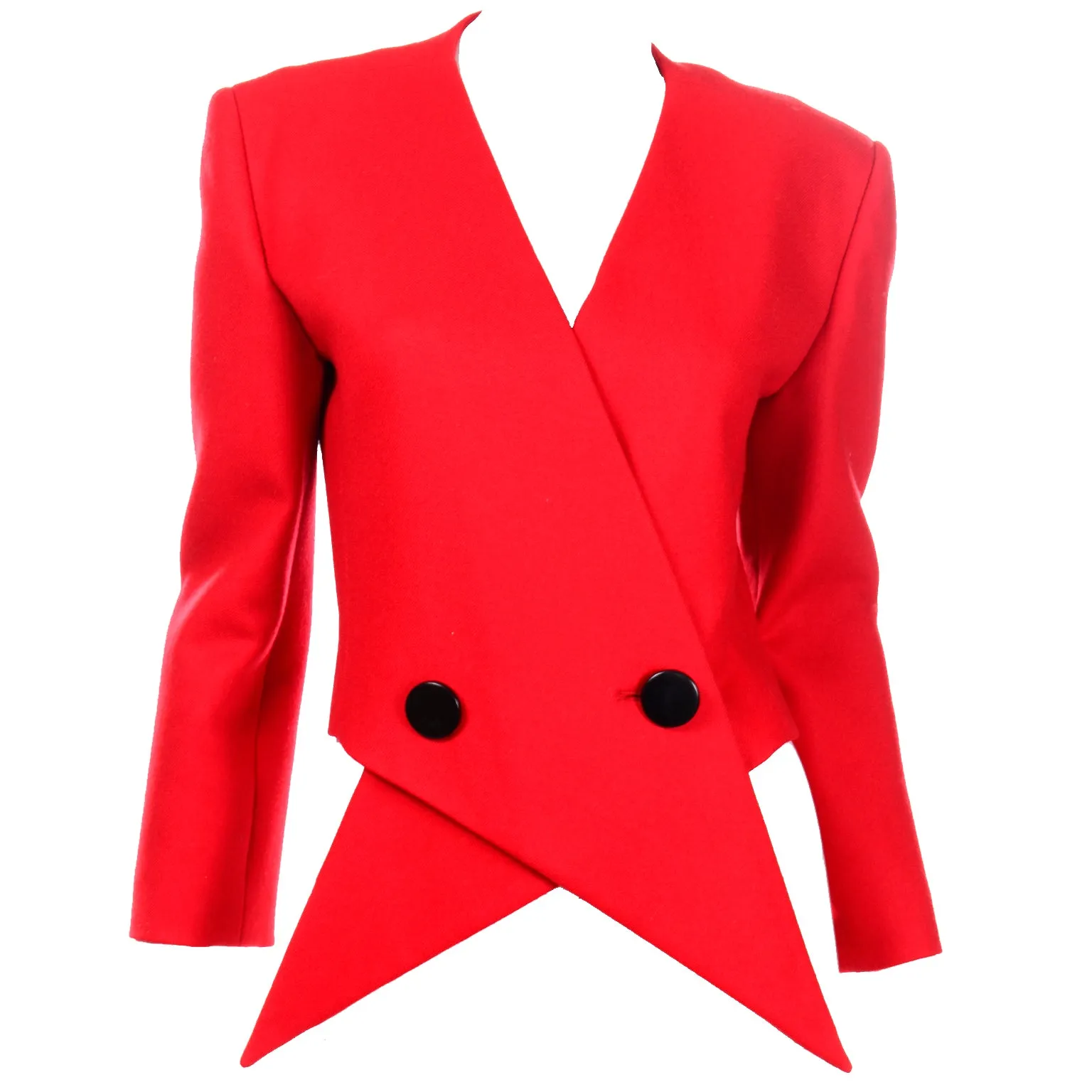 Vintage Pierre Cardin Red Avant Garde Jacket