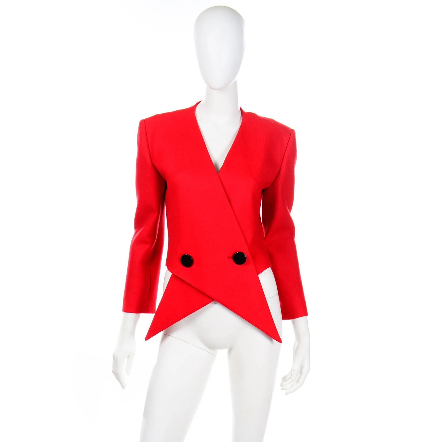 Vintage Pierre Cardin Red Avant Garde Jacket