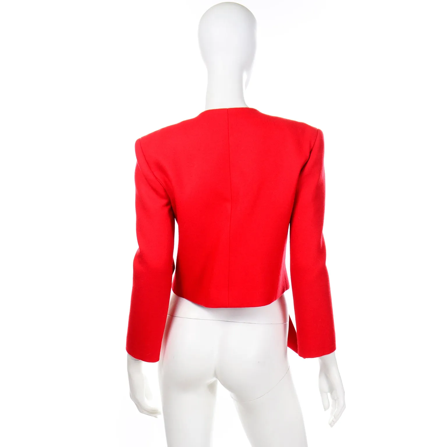 Vintage Pierre Cardin Red Avant Garde Jacket