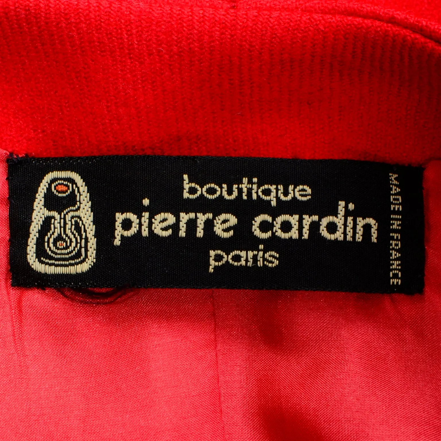 Vintage Pierre Cardin Red Avant Garde Jacket