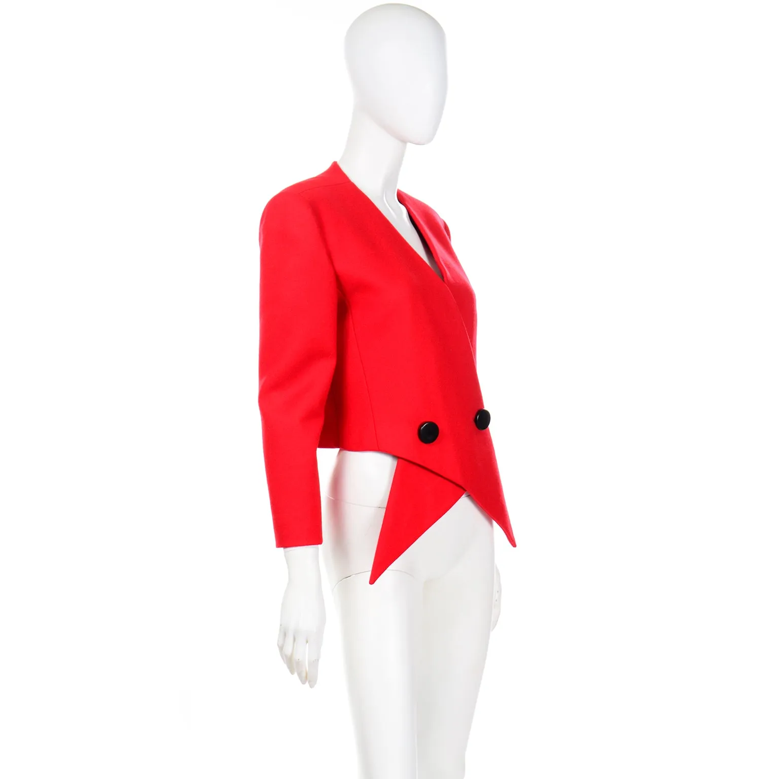 Vintage Pierre Cardin Red Avant Garde Jacket