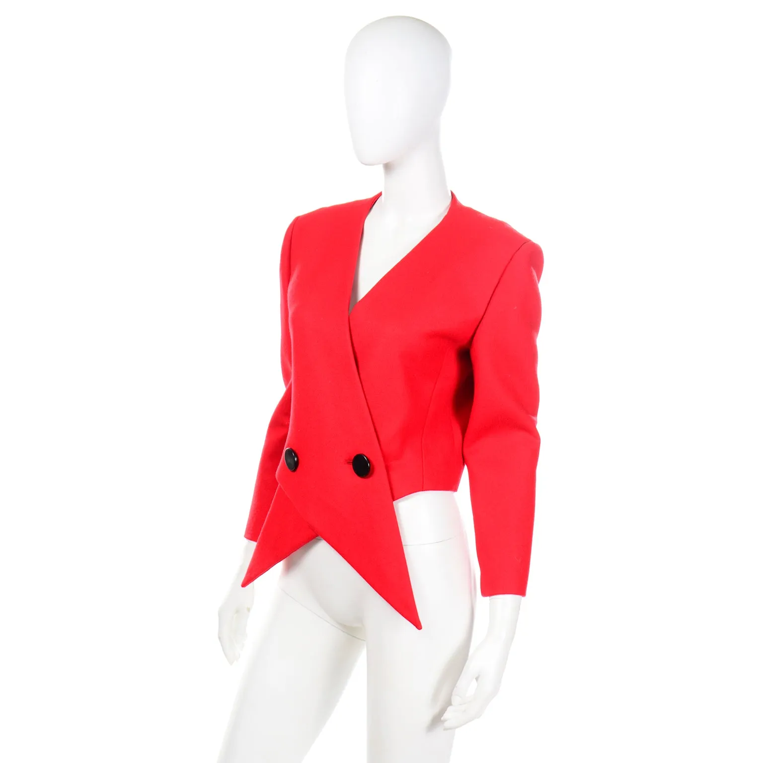 Vintage Pierre Cardin Red Avant Garde Jacket