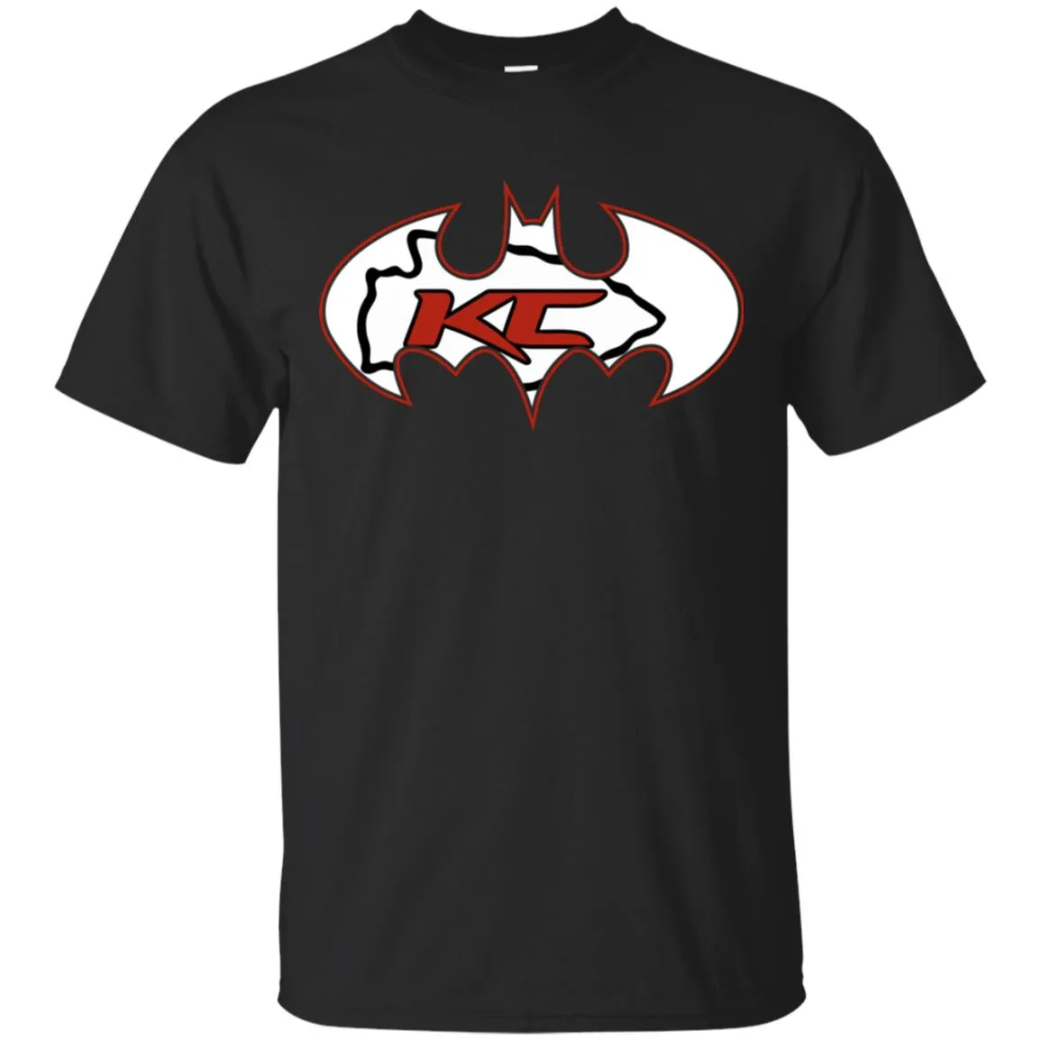 We Are The Kansas City Chiefs Batman Nfl Mashup Men Cotton T-Shirt