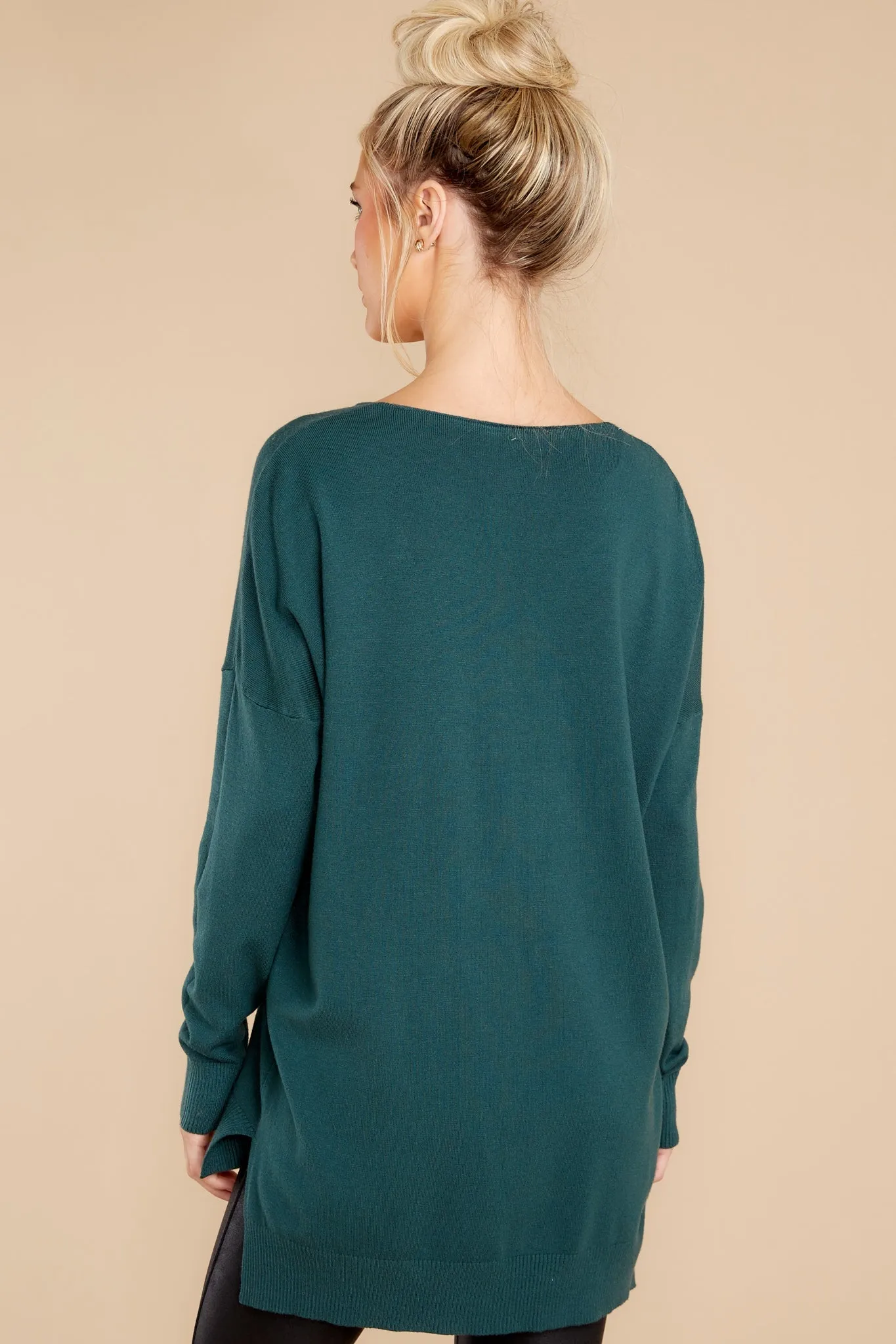 Wind Down Juniper Green Sweater (BACKORDER AUGUST)