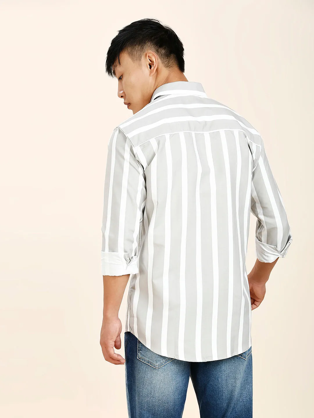 Wolver Striped Men's Shirt