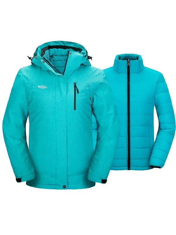 Women's 3-in-1 Ski Jacket Winter Coat C41