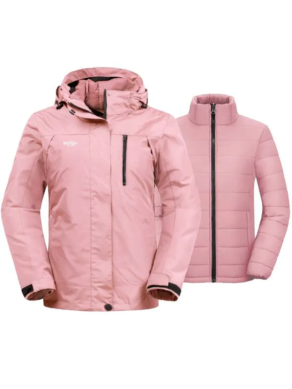 Women's 3-in-1 Ski Jacket Winter Coat C41