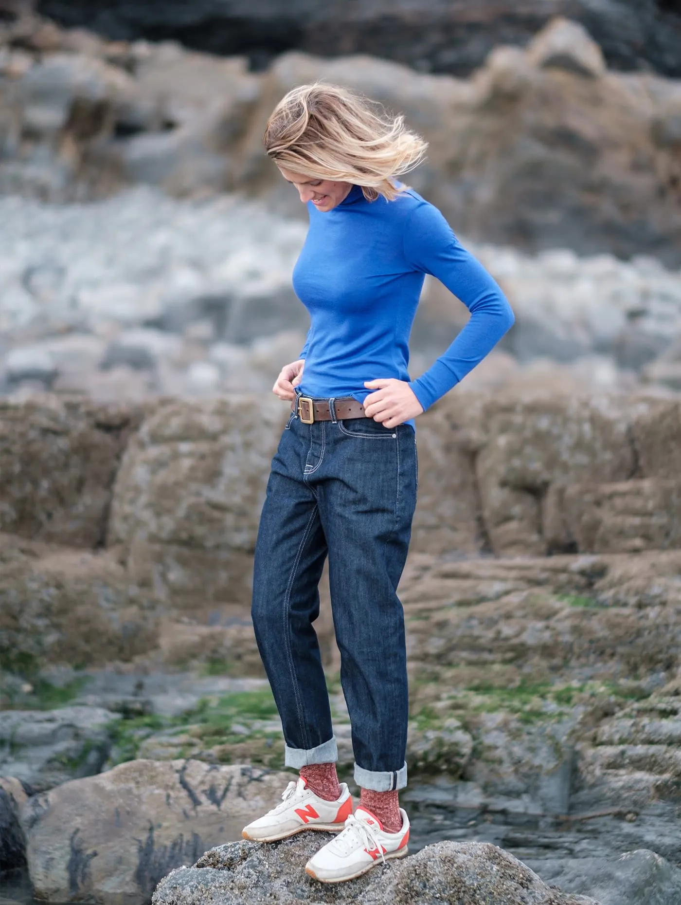 Women's Skyber Merino Turtleneck Jumper