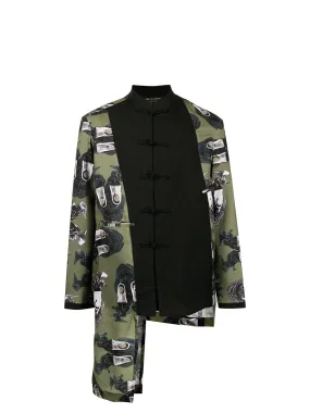 Wool Serge X Polyester Twill Jacket