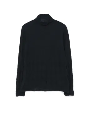 WOOL WRINKLE TURTLENECK