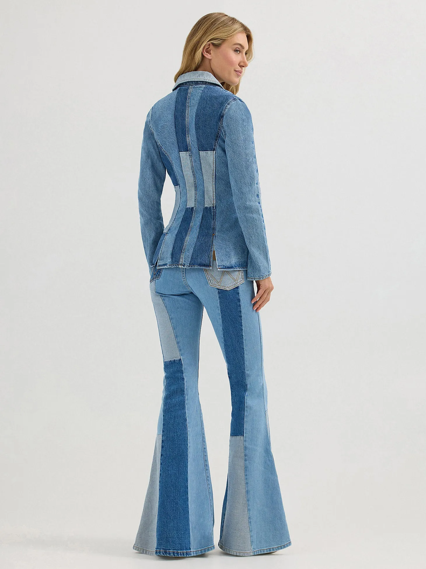 Wrangler X Lainey Wilson Patchwork Blues Blazer